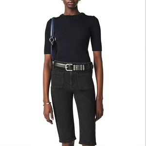 Ba&sh Tami Jumper Marine XS NWT